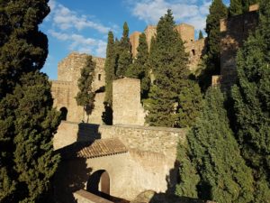 Die Alcazaba in Malaga
